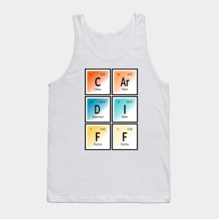 Cardiff Table of Elements Tank Top